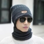 Wool Cap with Neck Warmer - Image 2