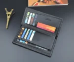 Men's Long Leather Wallet Clutch - Image 3